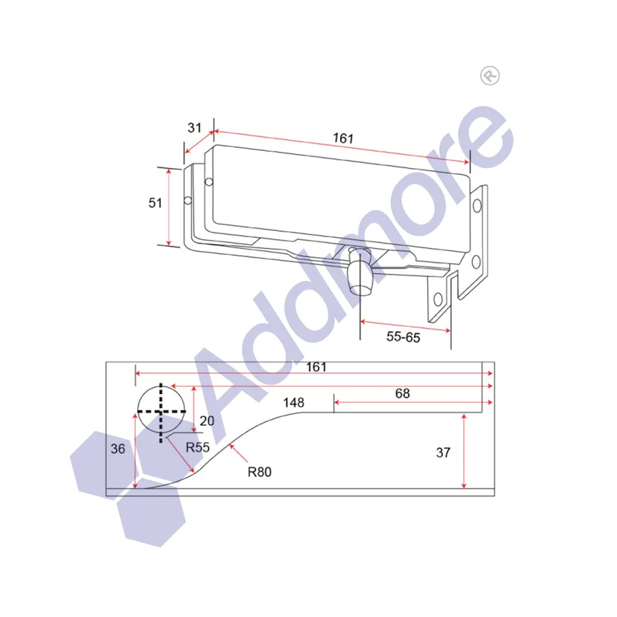 APF-03 dimension drawing
