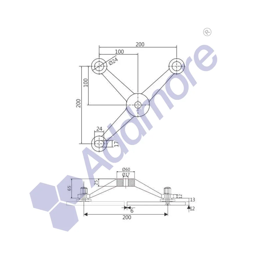 ASF-08 dimension drawing